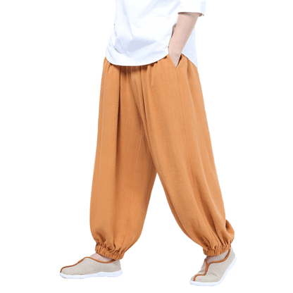 Yellow Kung Fu Pants