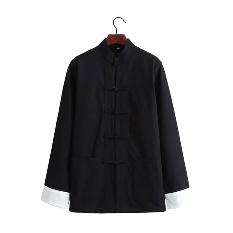 black tang jacket with 5 buttons