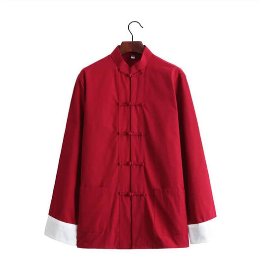 red tang jacket with 5 buttons