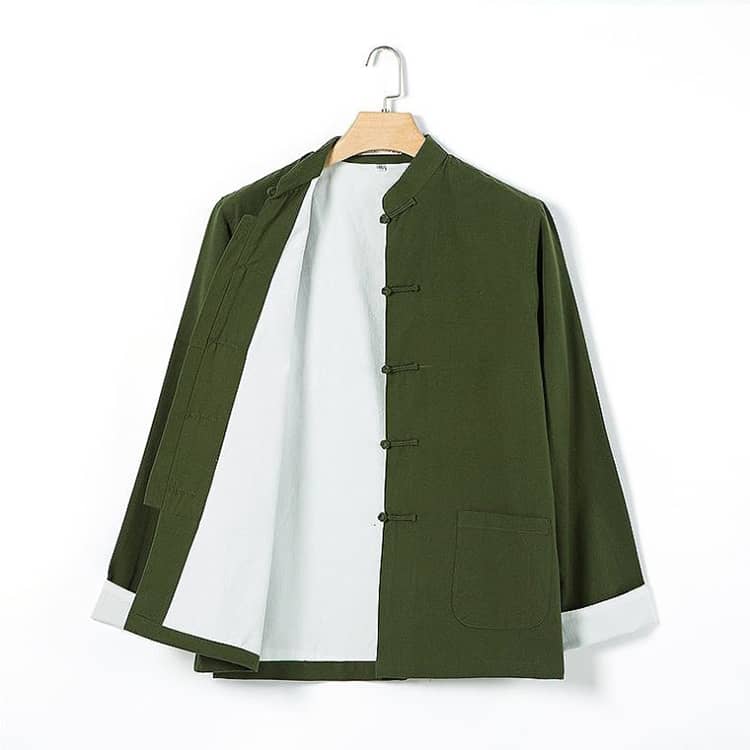 Army Green Lined Tang Jacket