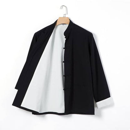 Black Lined Tang Jacket