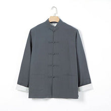 Load image into Gallery viewer, grey lined tang suit jacket
