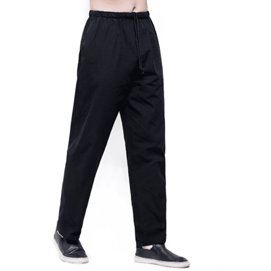 Black Tang Suit Pants