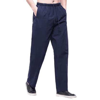 Navy Blue Tang Suit Pants