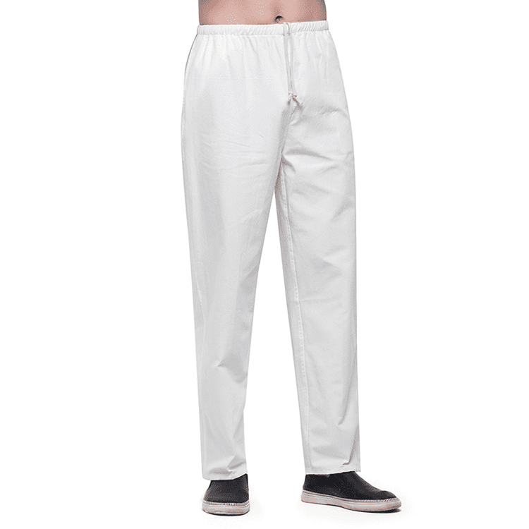 White Tang Suit Pants