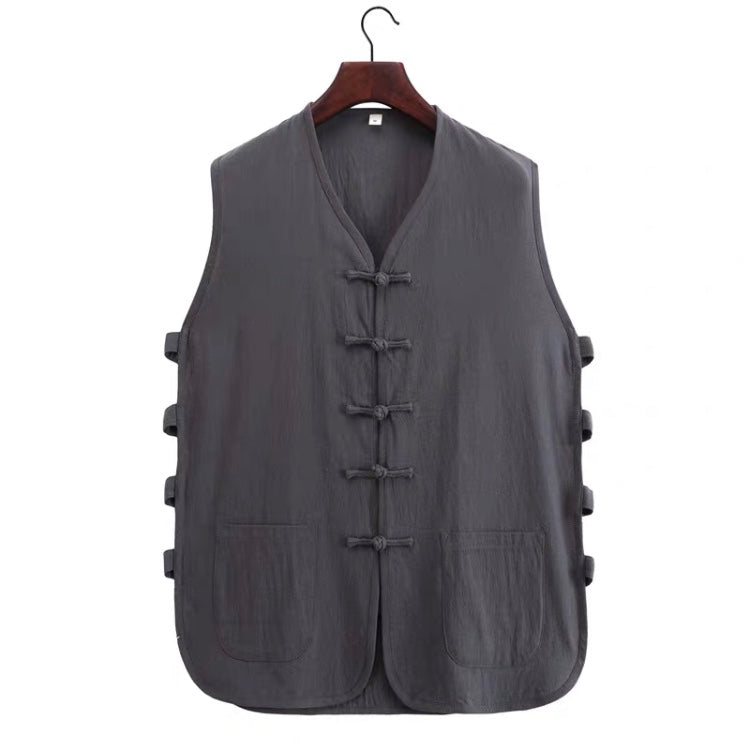 Solid Dark Grey Tang Vest